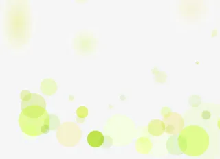 春天清新墨迹装饰免抠