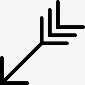 对角印度箭头图标免抠