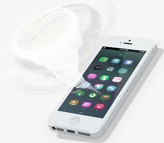 白色旋风平板手机素材免抠