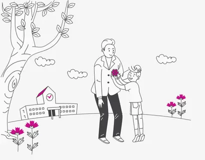 感恩父亲节免抠