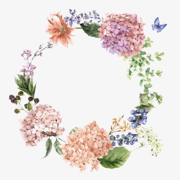 婚礼花圈免抠