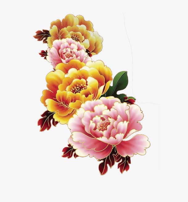 杜鹃花免抠