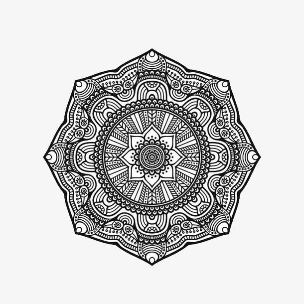 传统花纹元素免抠