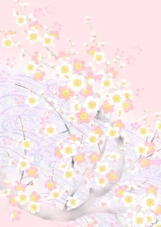 精美梅花底图高清免抠 精美梅花底图高清免抠