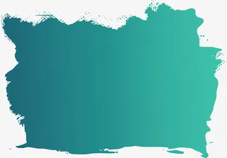 墨绿色水彩喷绘图免抠