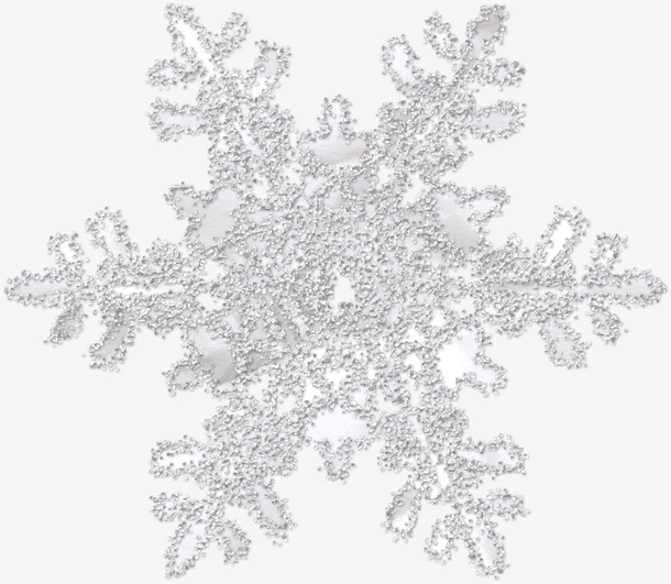 美丽雪花免抠