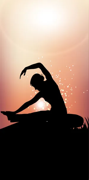 女神节简约海报背景高清