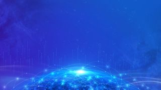 蓝色大数据背景高清商务科技背景