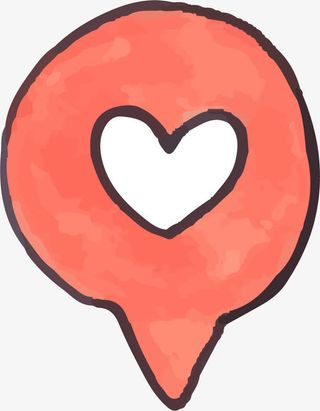 爱心手绘图标免抠