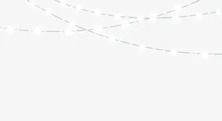 夜晚的彩灯免抠