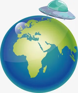 飞船地球免抠