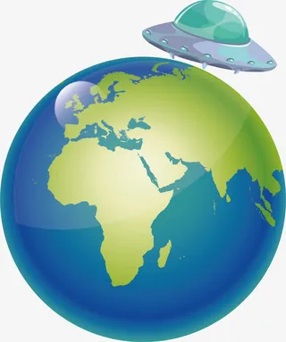飞船地球免抠