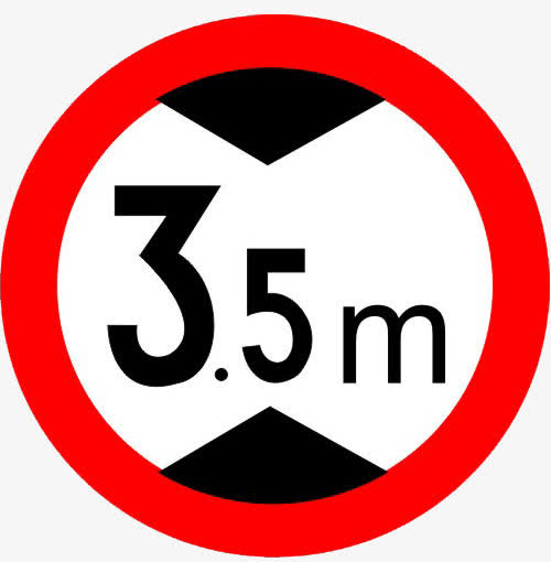 车辆行人通行标志免抠