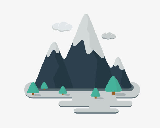 山水树免抠