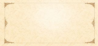 黄色古典花纹底纹banner高清