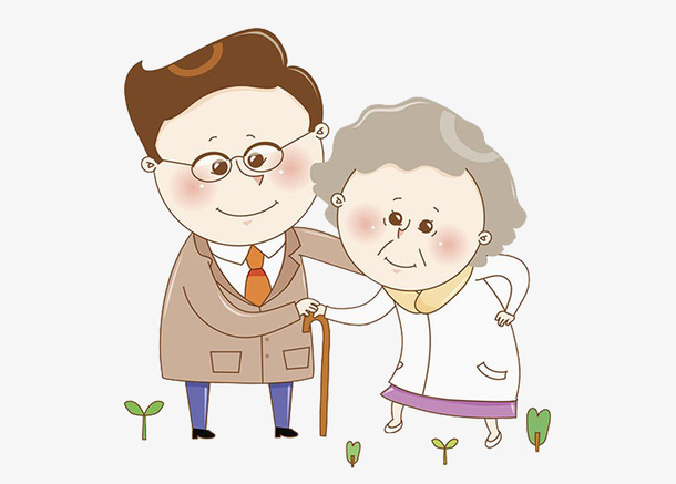 帮助老人免抠