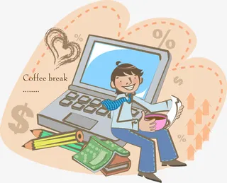 电脑网络科技素材免抠