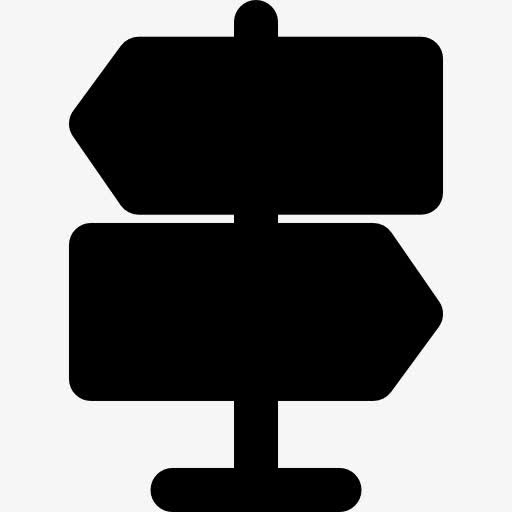 道路指示标志图标免抠