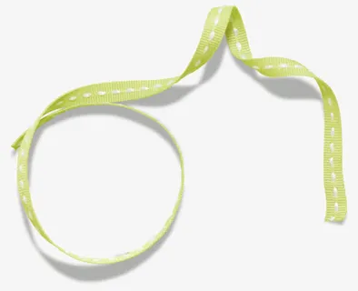 绿色彩带丝带唯美漂浮免抠