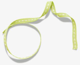 绿色彩带丝带唯美漂浮免抠