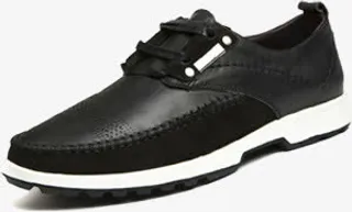 男士黑色休闲运动鞋免抠