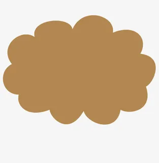 咖啡色之云朵免抠