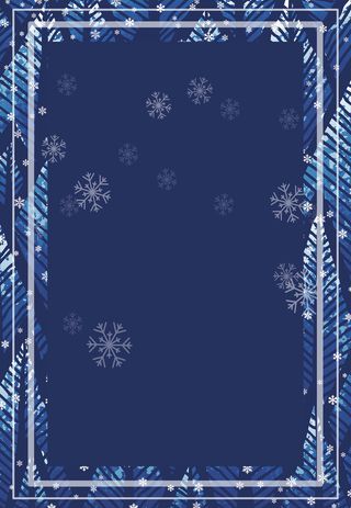 蓝色卡通超市促销雪花背景高清