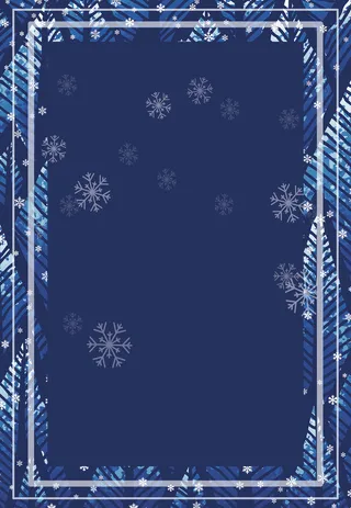 蓝色卡通超市促销雪花背景高清