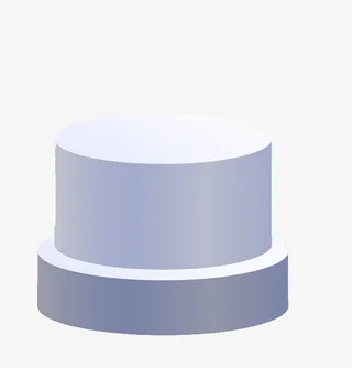 白色展台设计PNG免抠