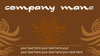 时尚名片底纹免抠