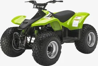 时尚绿色沙滩车免抠