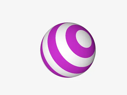 渐变漂浮球体免抠