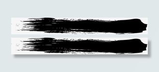 黑色水墨笔刷免抠