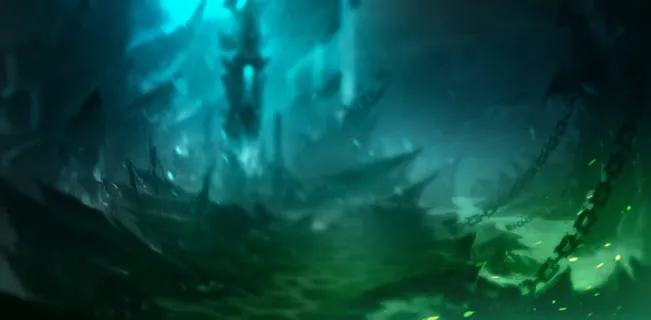 绿色蓝色游戏场景效果合成免抠