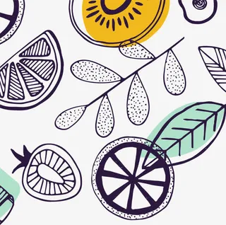 卡通手绘水果创意免抠