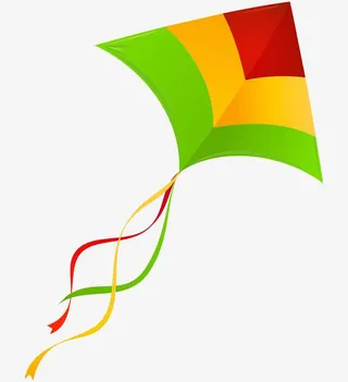 悬挂元素风筝免抠