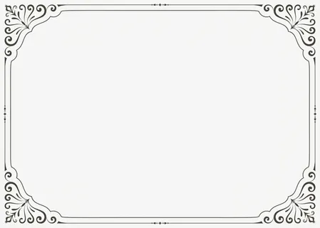 黑色简约科技边框免抠