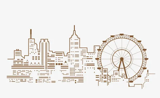 h5素材线条游乐场免抠