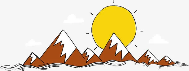 日初的太阳免抠