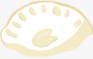 饺子单只PNG图片免抠