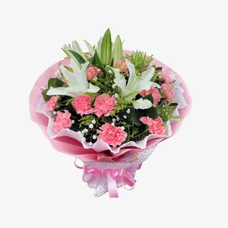 节日花束设计素材免抠