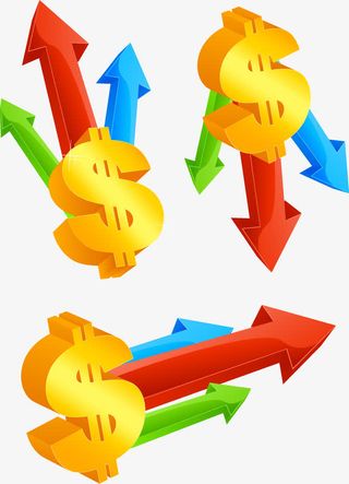 钱币箭头免抠
