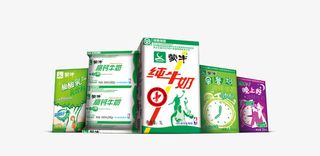 产品实物蒙牛纯牛奶免抠
