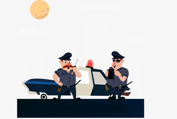 警察执法免抠