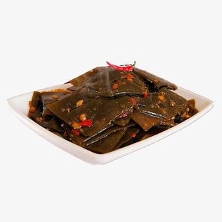 产品实物辣椒卤海带卤制品免抠