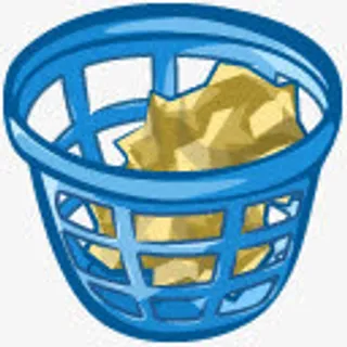 垃圾桶纸篓子图标免抠