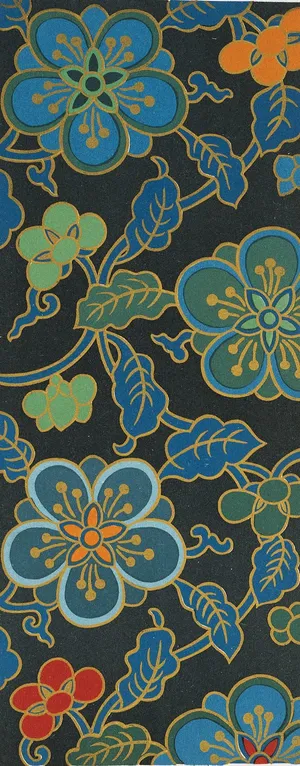 手绘怀旧蓝色花朵免抠 手绘怀旧蓝色花朵免抠
