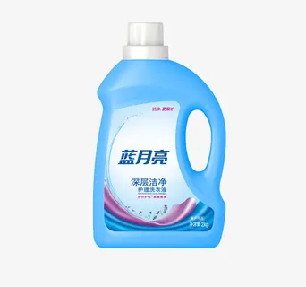 产品实物蓝月亮洗衣液免抠