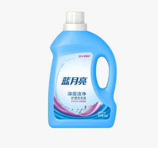 产品实物蓝月亮洗衣液免抠