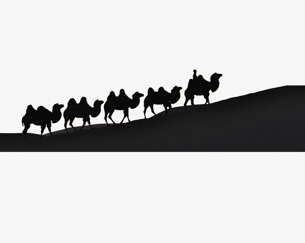 西域驼队免抠